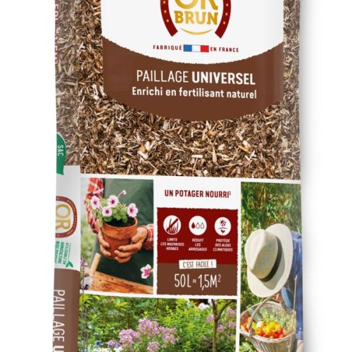 Paillage Universel Enrichi 50L (Or Brun)