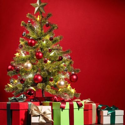 christmas, christmas tree, presents